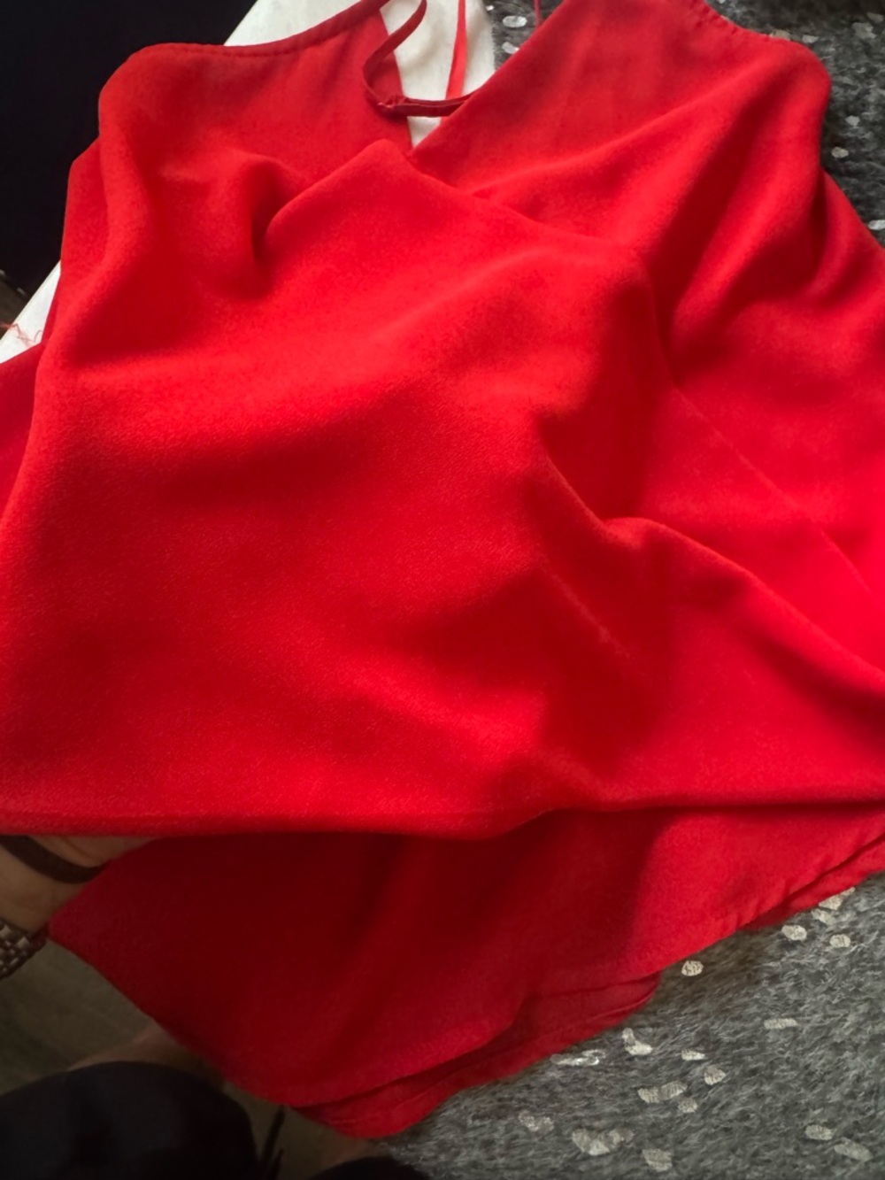 Naked Zebra Vibrant Red Camisole Top - Picture 5 of 5